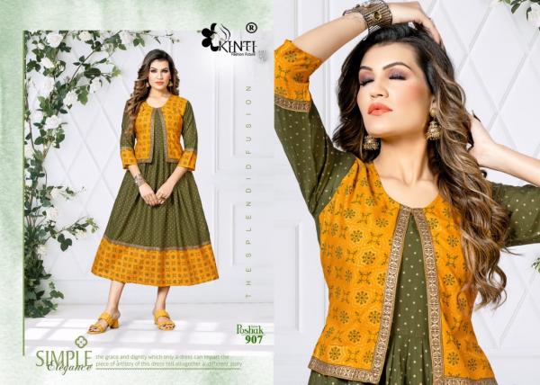 Kinti Poshak 9 Rayon Ethnic Wear Anarkali Kurti Collection